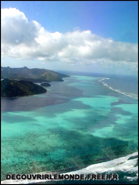Polynesie Francaise/images/Ile de HUAHINE 12 vue aerienne	